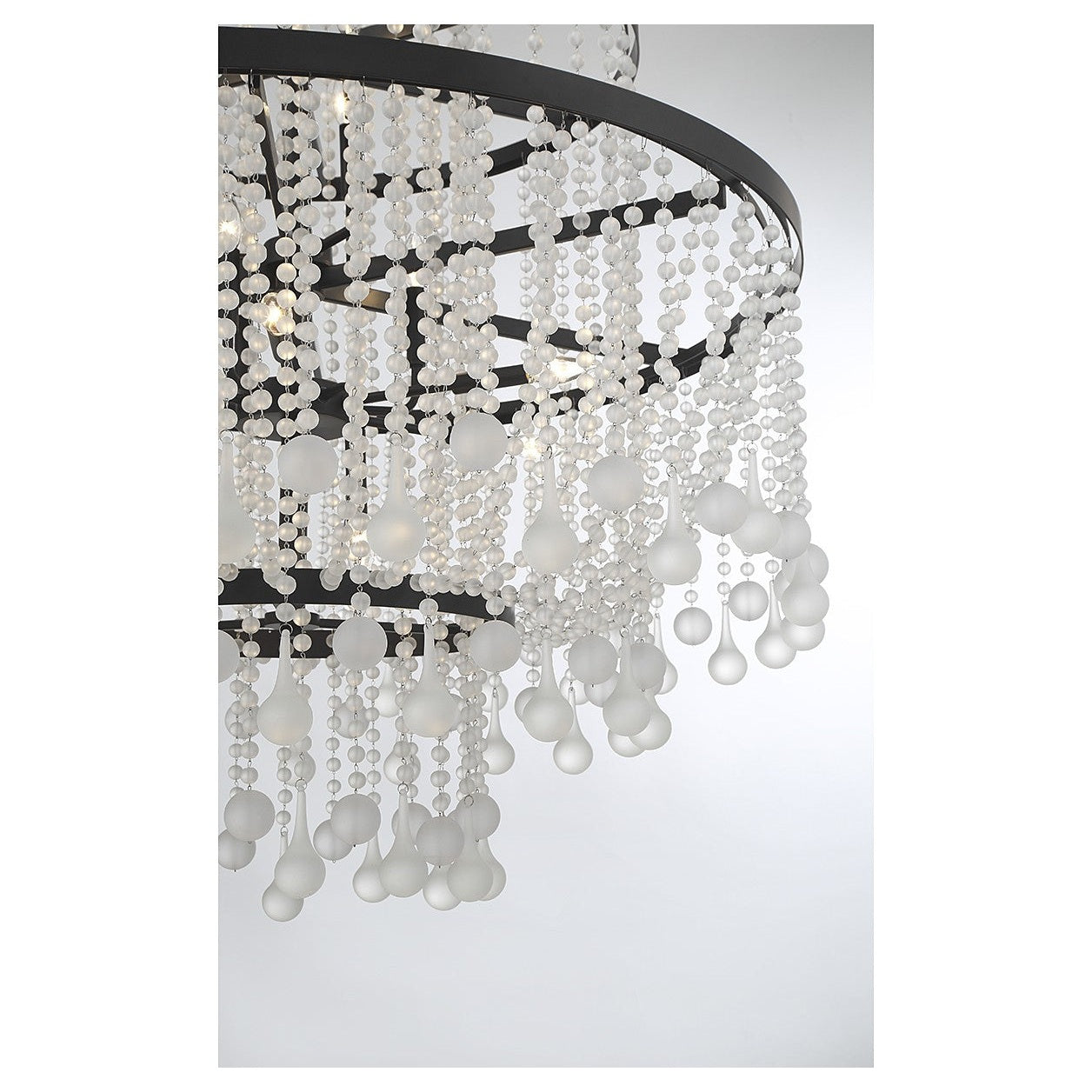 Savoy House - 1-1868-15-89 - 15 Light Chandelier - Luna - Matte Black