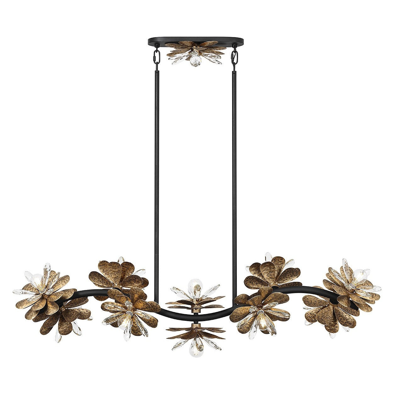 Savoy House - 1-1963-10-18 - Ten Light Linear Chandelier - Giselle - Delphine