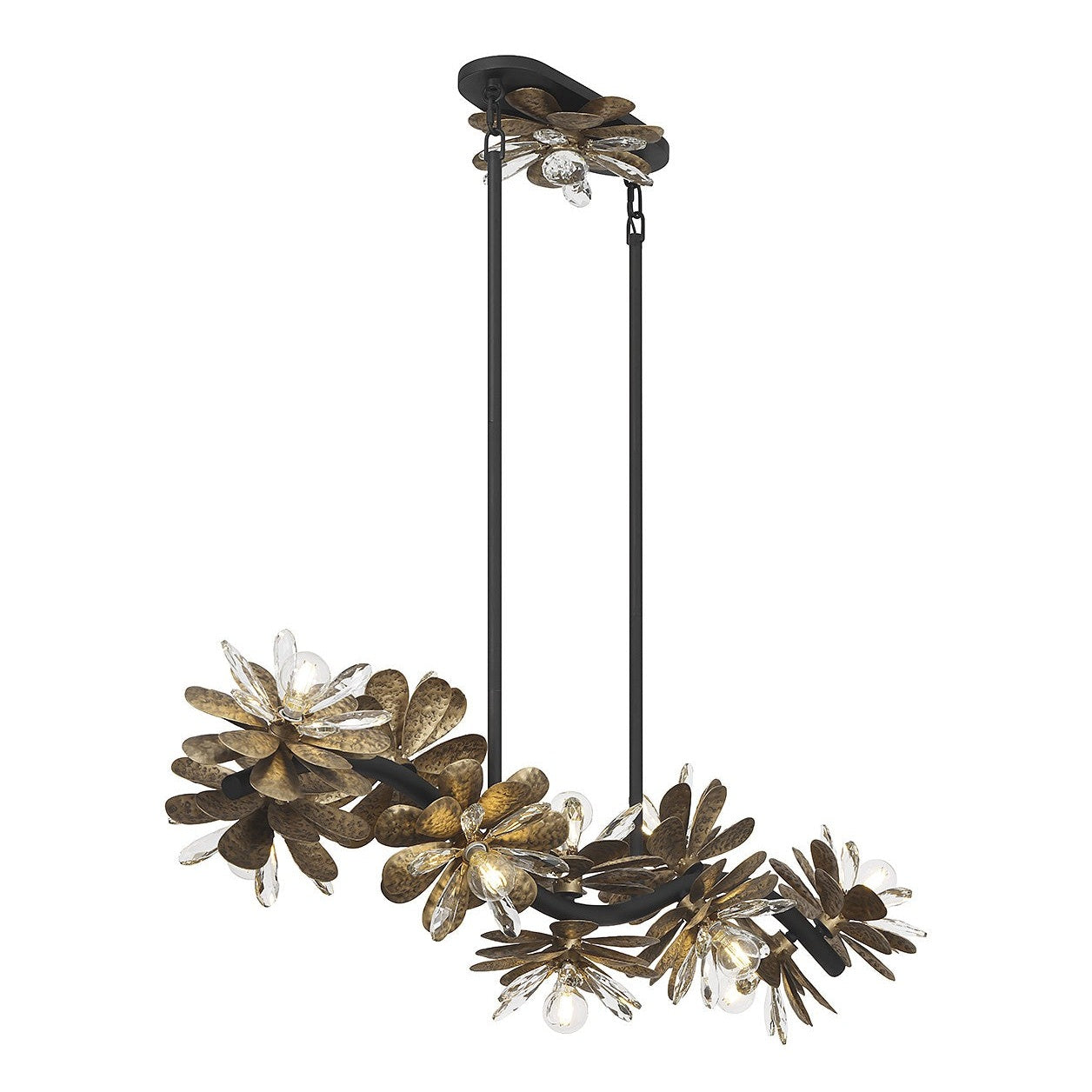 Savoy House - 1-1963-10-18 - Ten Light Linear Chandelier - Giselle - Delphine