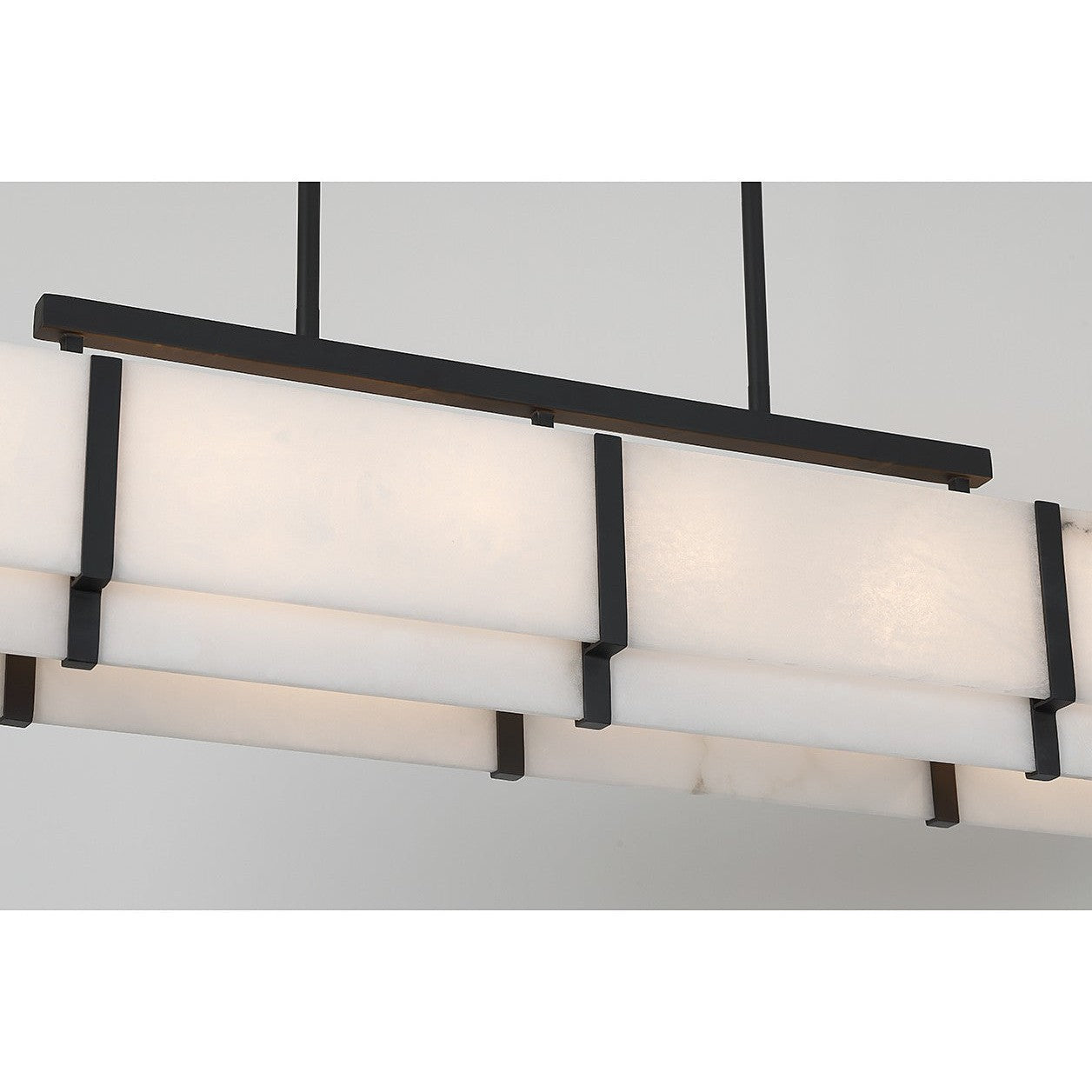 Savoy House - 1-2332-8-50 - Eight Light Linear Chandelier - Orleans - Black Cashmere