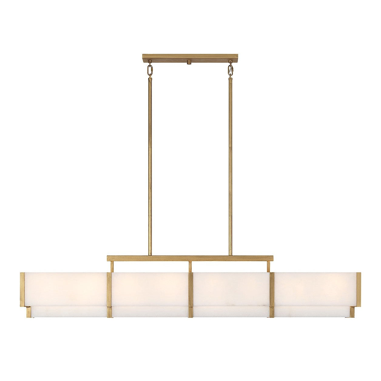 Savoy House - 1-2332-8-60 - Eight Light Linear Chandelier - Orleans - Distressed Gold