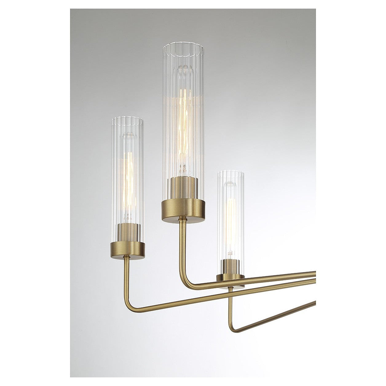 Savoy House - 1-8860-8-322 - Eight Light Chandelier - Baker - Warm Brass