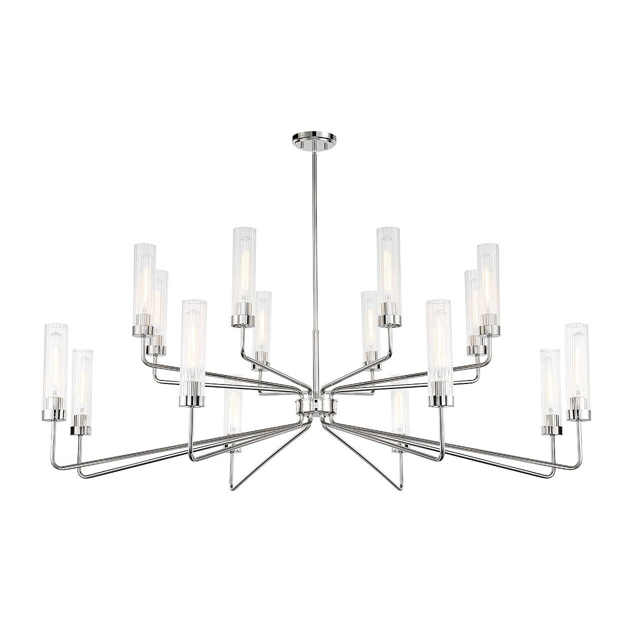 Savoy House - 1-8862-16-109 - 16 Light Chandelier - Baker - Polished Nickel