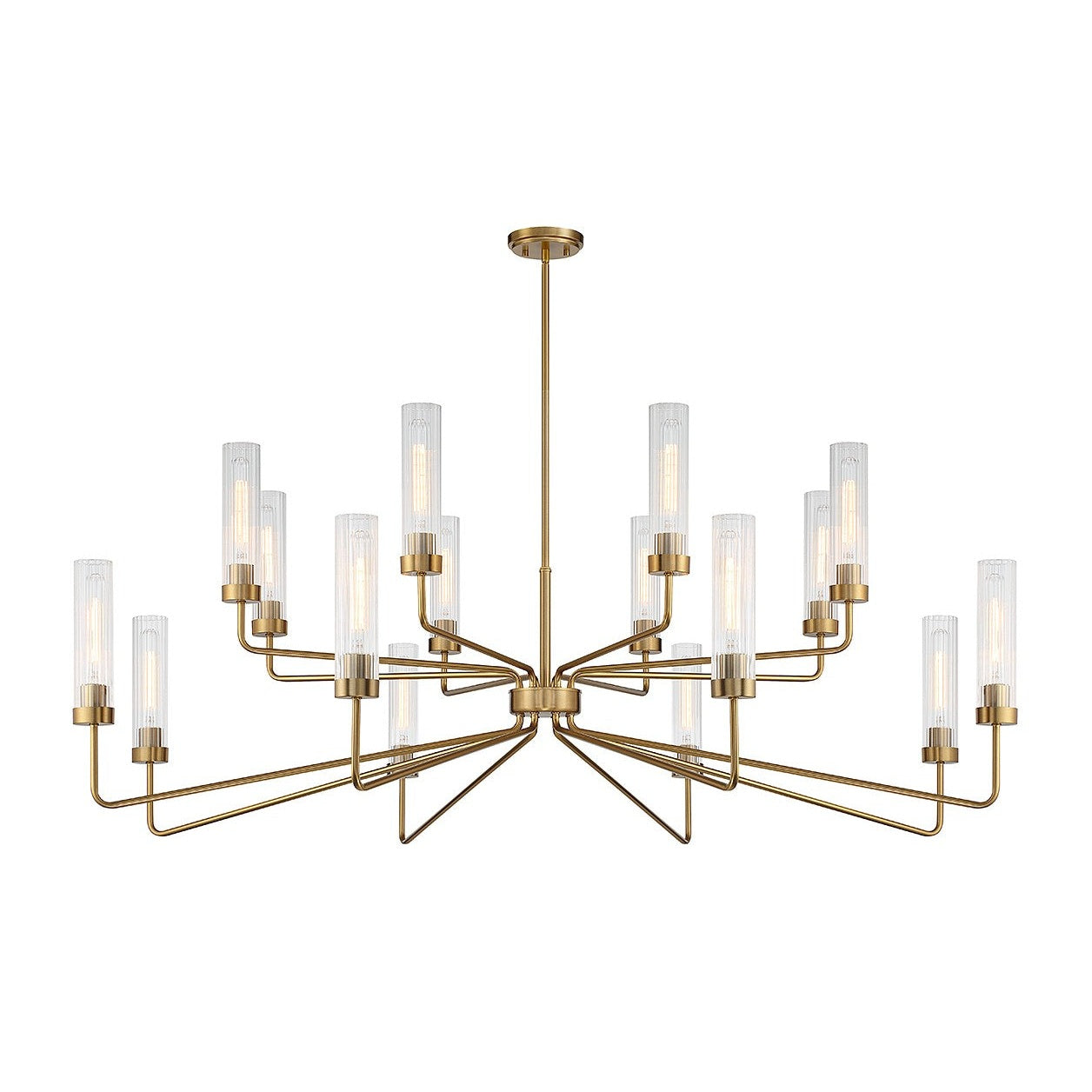 Savoy House - 1-8862-16-322 - 16 Light Chandelier - Baker - Warm Brass