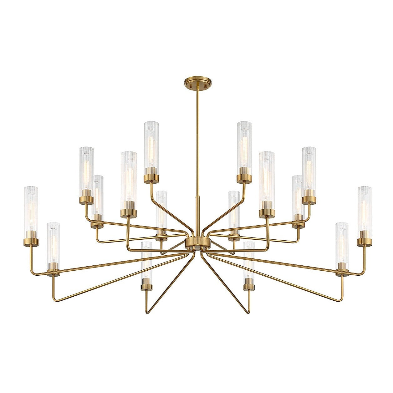 Savoy House - 1-8862-16-322 - 16 Light Chandelier - Baker - Warm Brass
