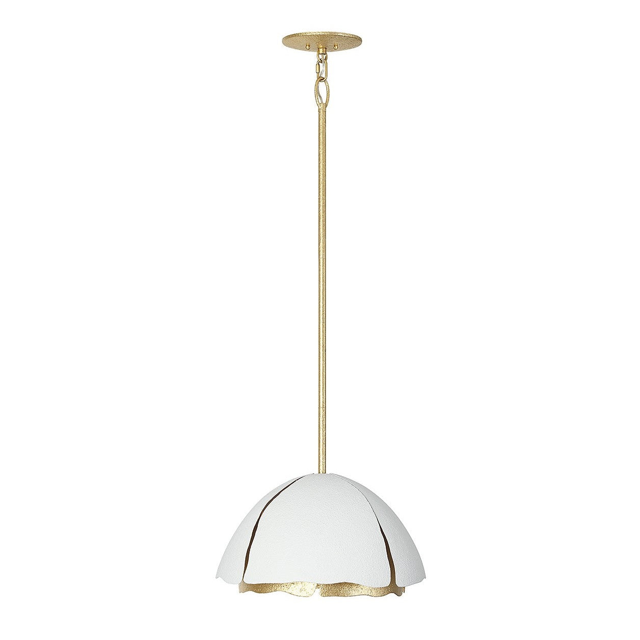 Savoy House - 7-1398-3-14 - Three Light Pendant - Brewster - Cavalier Gold with Royal White