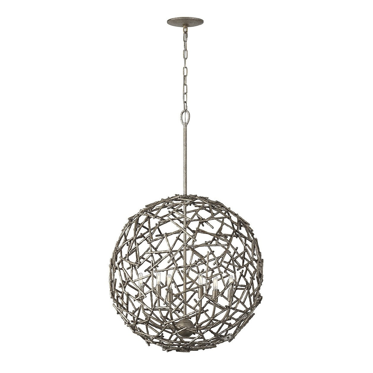 Savoy House - 7-2244-6-10 - Six Light Pendant - Hendren - Campagne Luxe