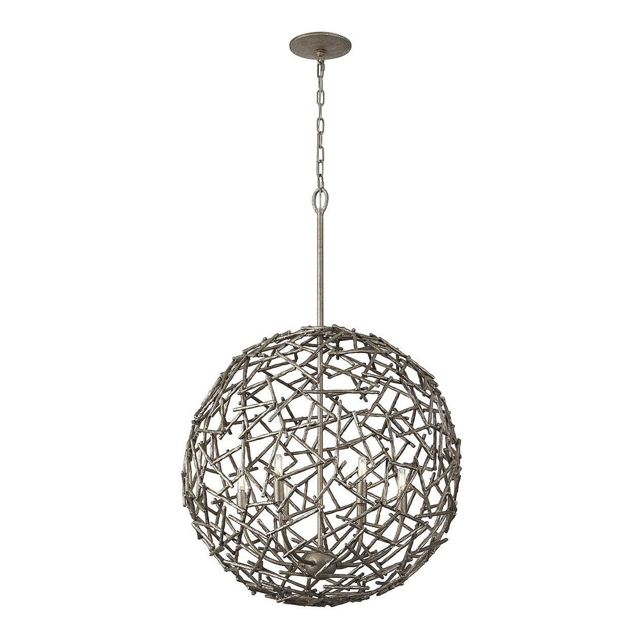 Savoy House - 7-2244-6-10 - Six Light Pendant - Hendren - Campagne Luxe