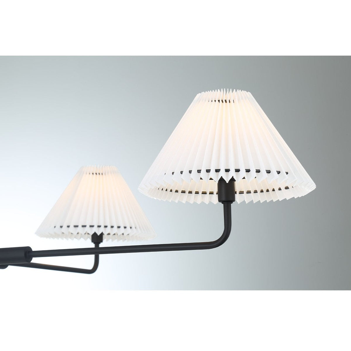 Meridian - M100121MBK - Four Light Chandelier - Matte Black