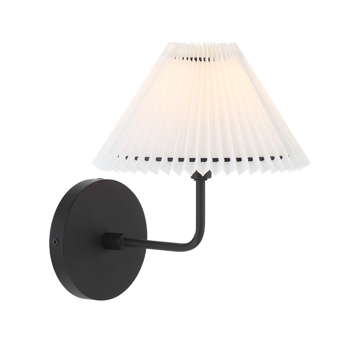 Meridian - M90105MBK - One Light Wall Sconce - Matte Black