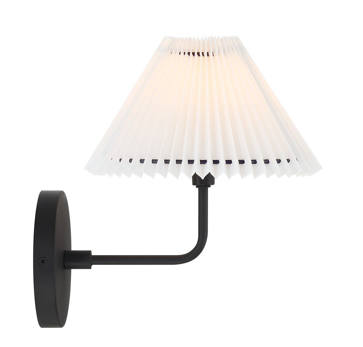 Meridian - M90105MBK - One Light Wall Sconce - Matte Black
