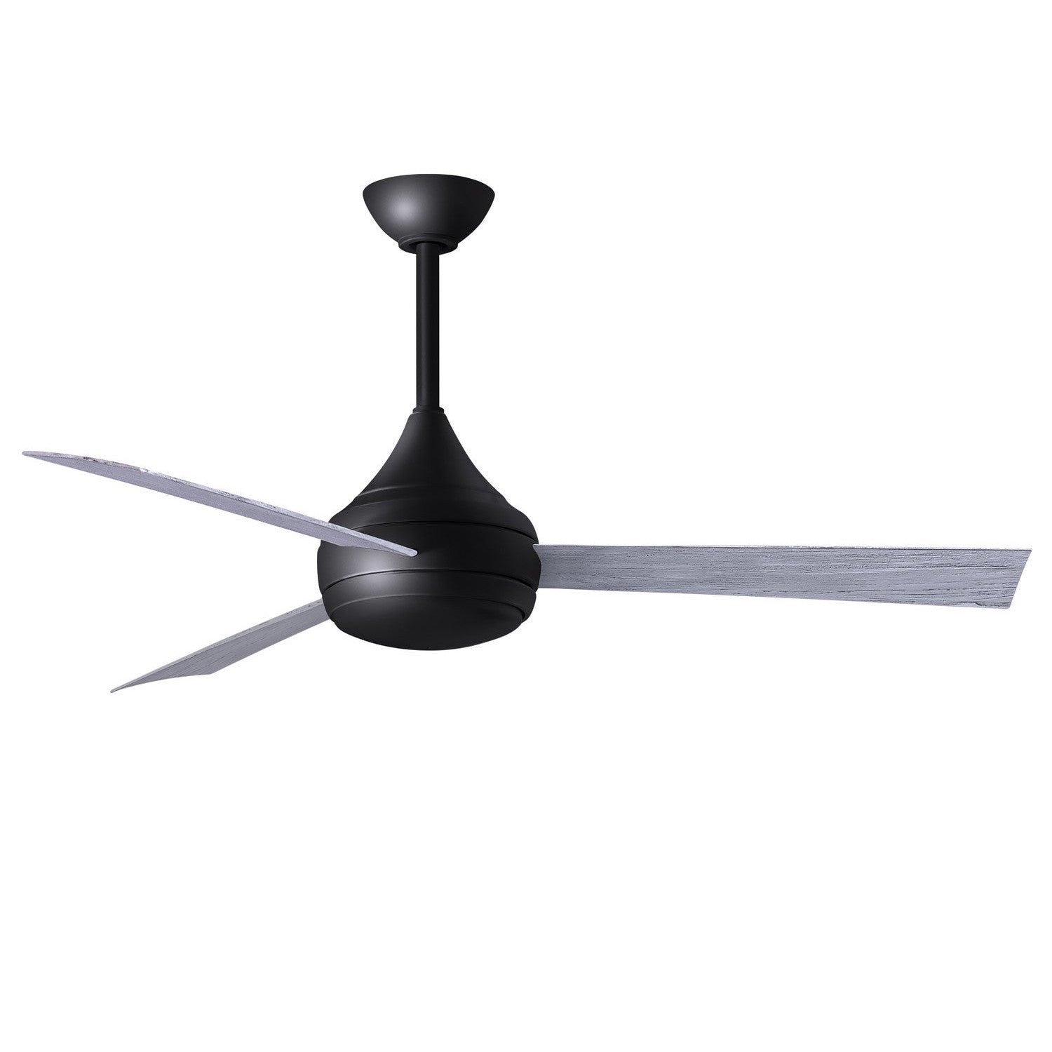 Matthews Fan Company - DA-BK-BW - 52"Ceiling Fan - Donaire - Matte Black