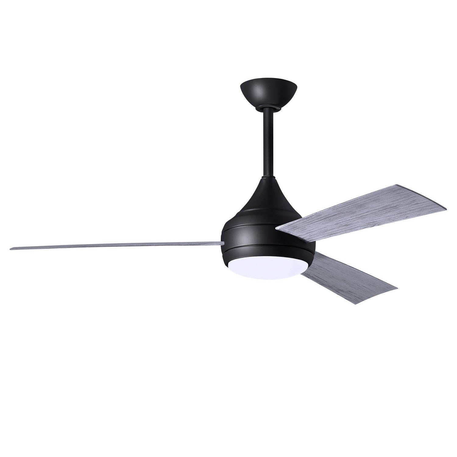 Matthews Fan Company - DA-BK-BW - 52"Ceiling Fan - Donaire - Matte Black