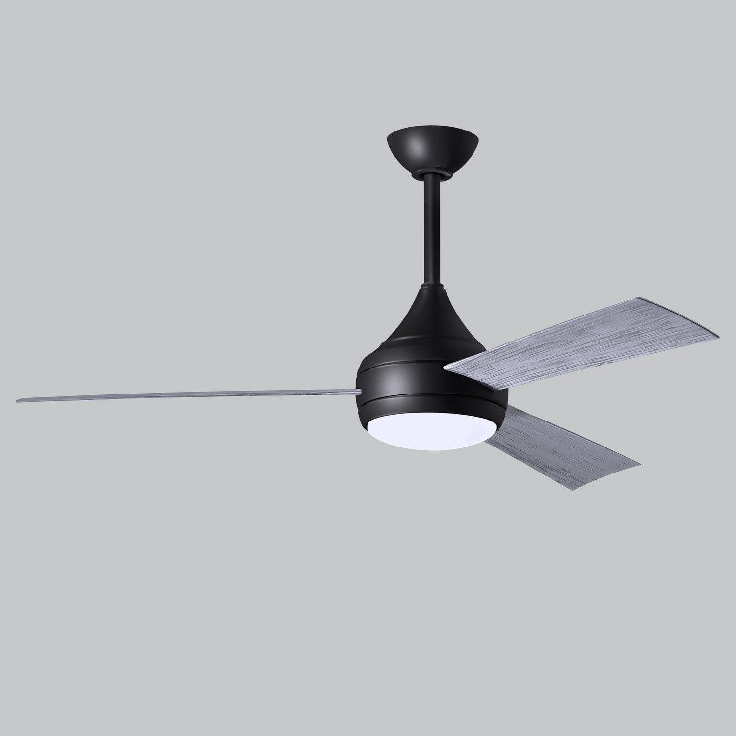 Matthews Fan Company - DA-BK-BW - 52"Ceiling Fan - Donaire - Matte Black