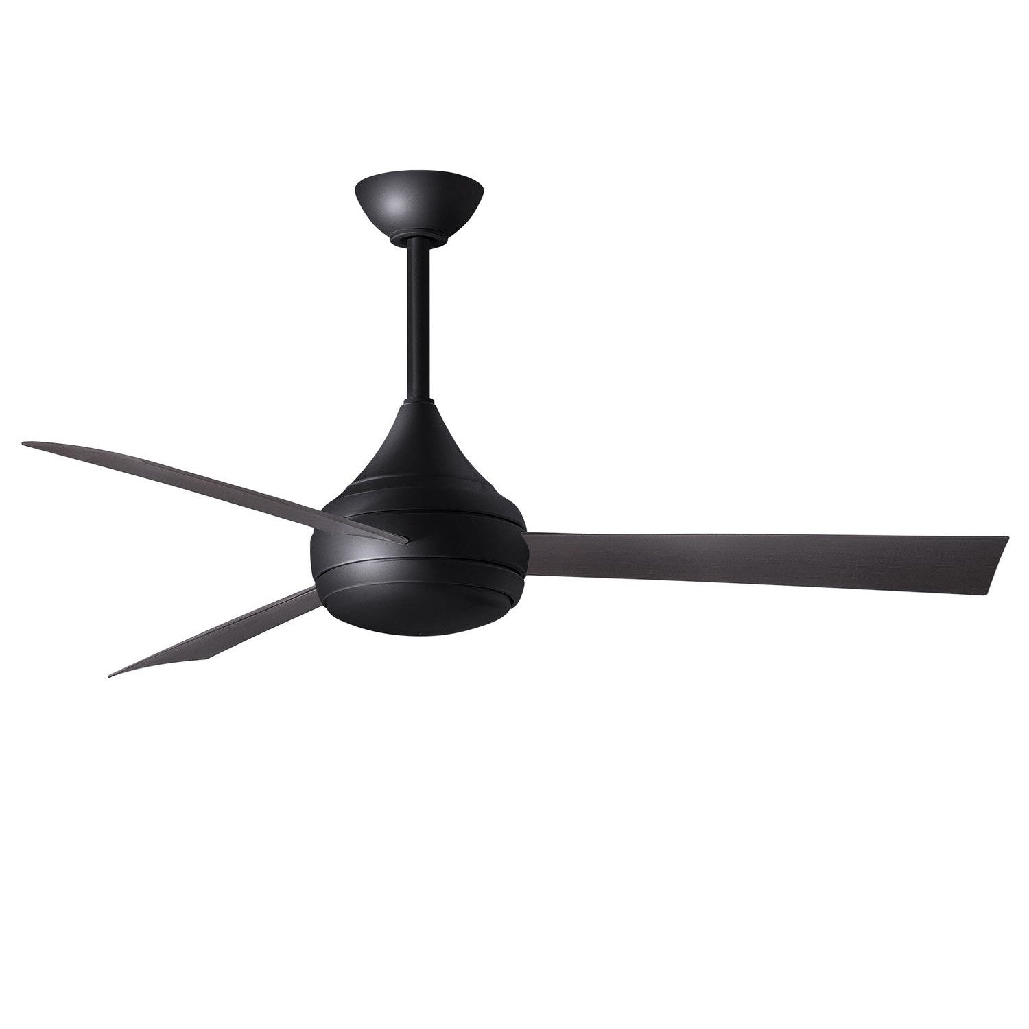 Matthews Fan Company - DA-BK-BB - 52"Ceiling Fan - Donaire - Matte Black