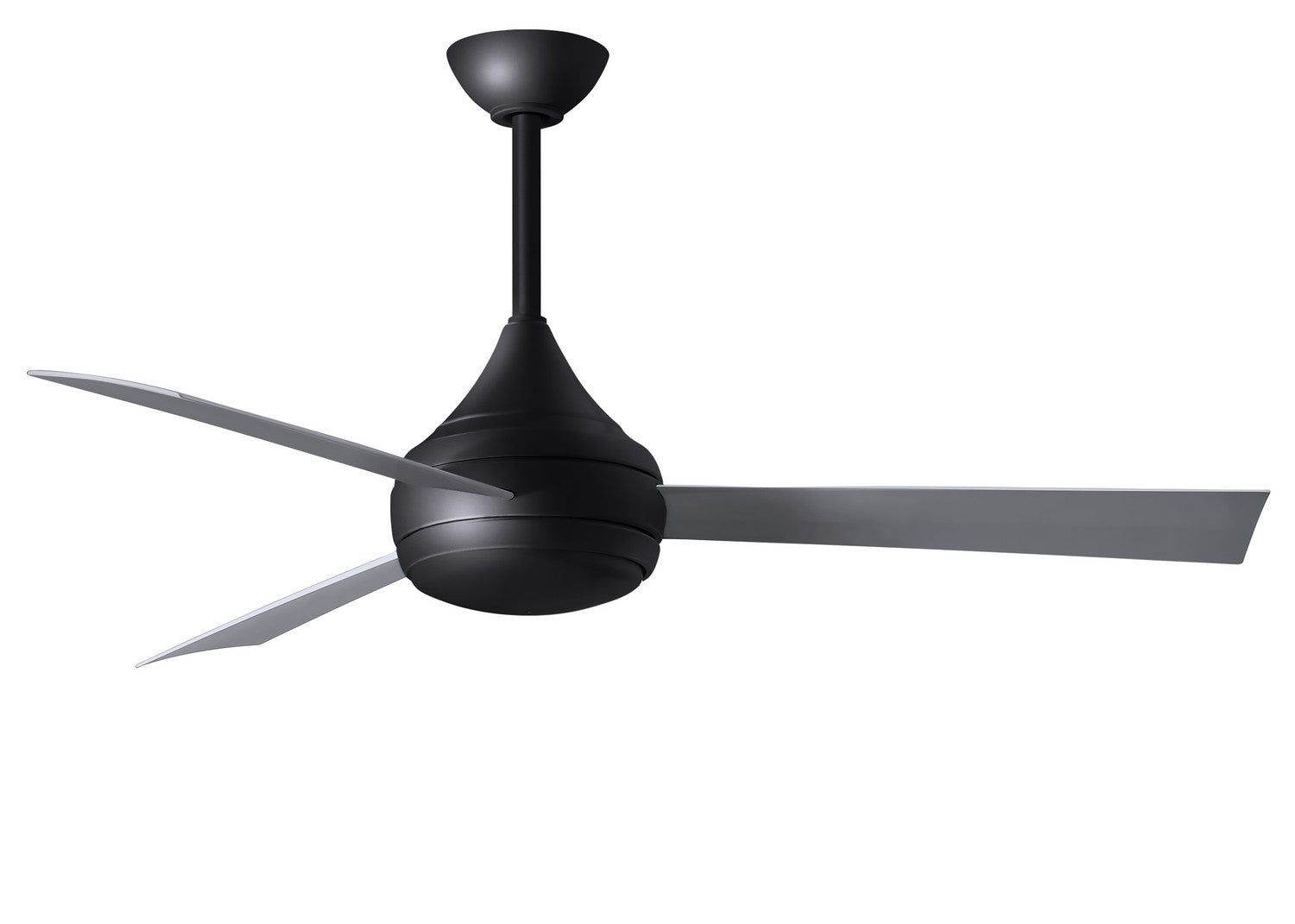Matthews Fan Company - DA-BK-BS - 52" Ceiling Fan - Donaire - Matte Black