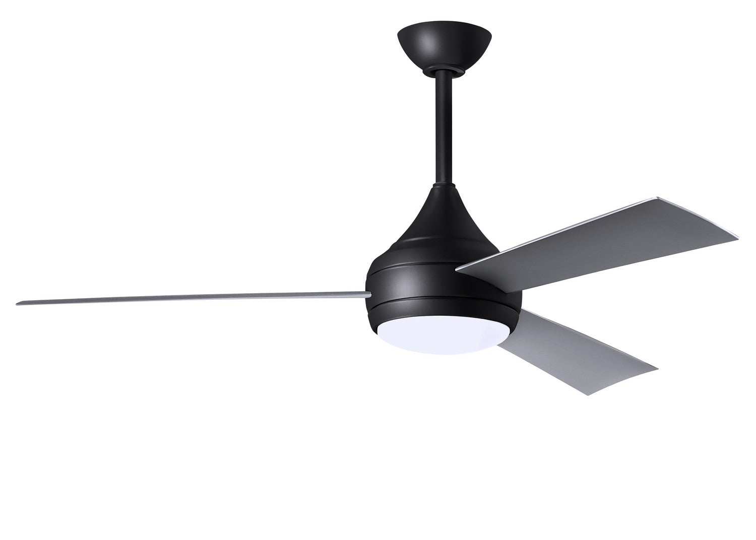 Matthews Fan Company - DA-BK-BS - 52" Ceiling Fan - Donaire - Matte Black