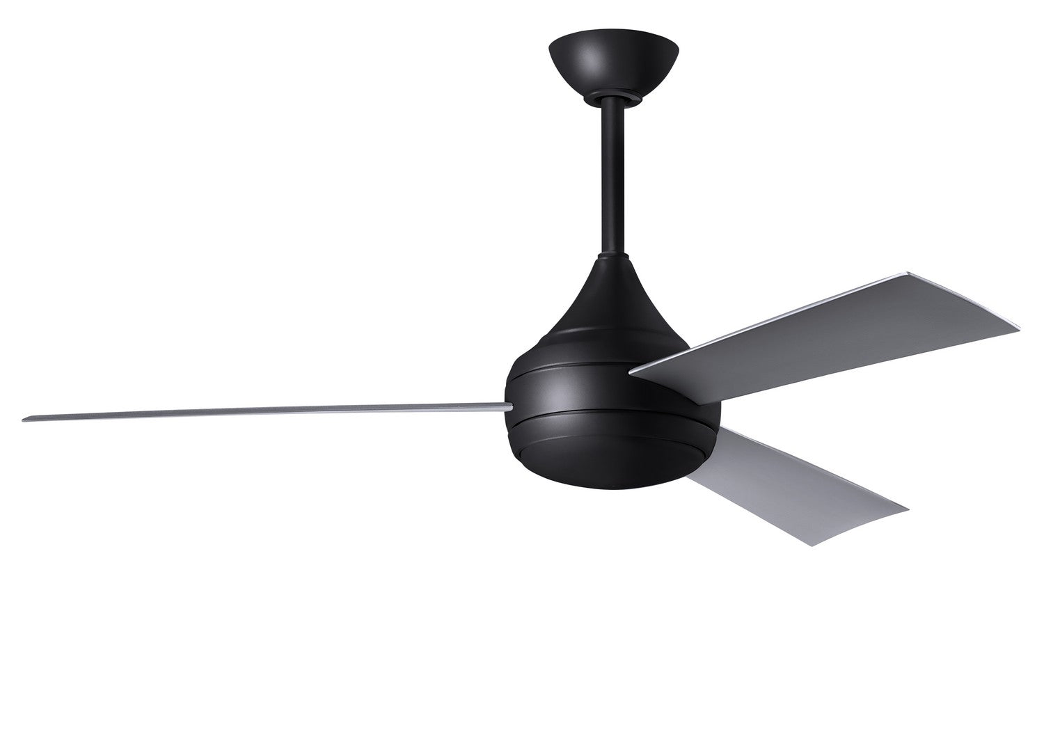 Matthews Fan Company - DA-BK-BS - 52" Ceiling Fan - Donaire - Matte Black
