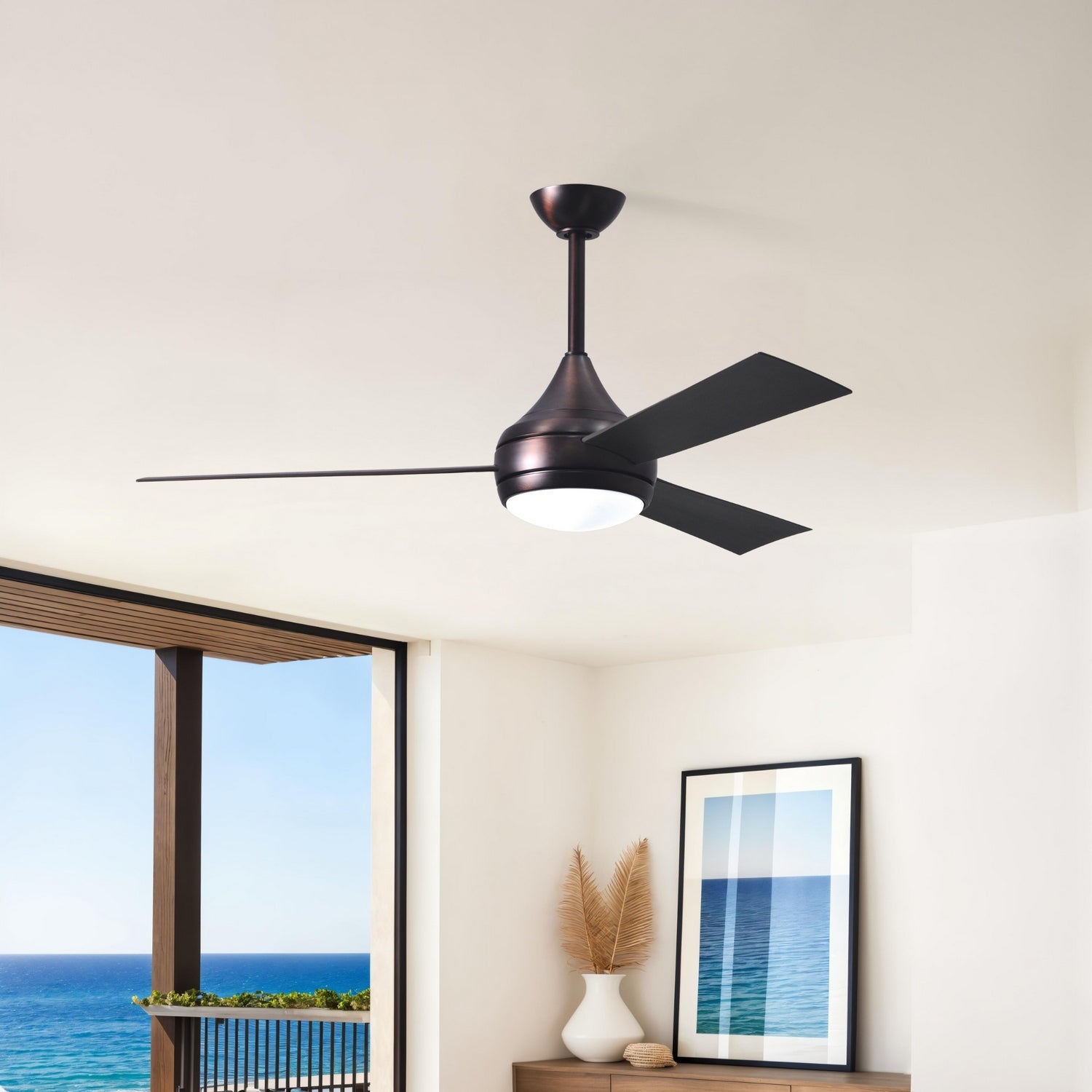 Matthews Fan Company - DA-BB-BB - 52" Ceiling Fan - Donaire - Brushed Bronze