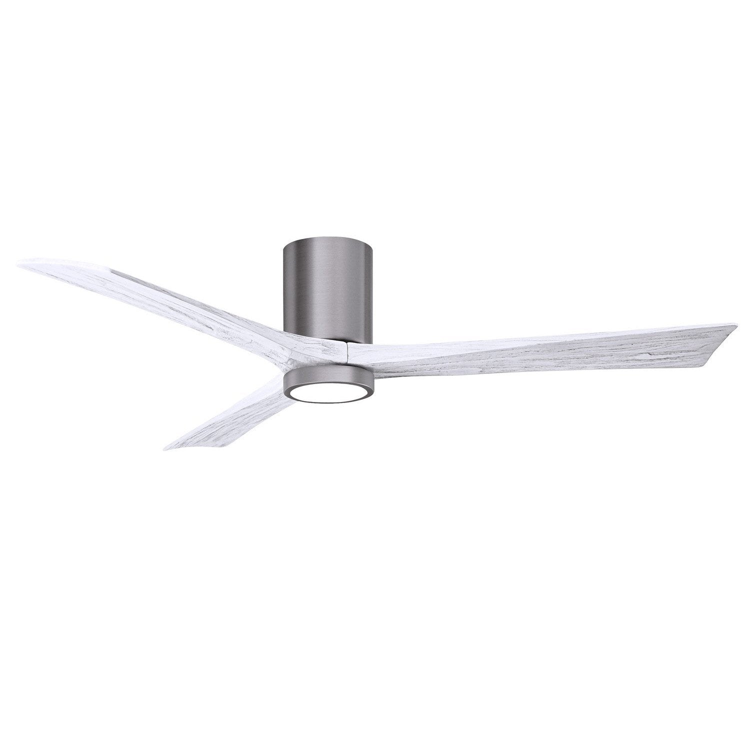 Matthews Fan Company - IR3HLK-BP-MWH-60 - 60"Ceiling Fan - Irene-3HLK - Brushed Pewter