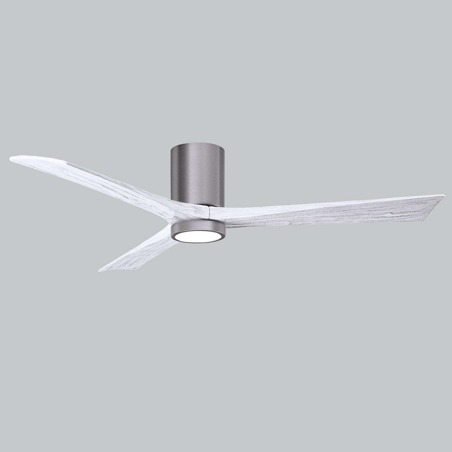 Matthews Fan Company - IR3HLK-BP-MWH-60 - 60"Ceiling Fan - Irene-3HLK - Brushed Pewter
