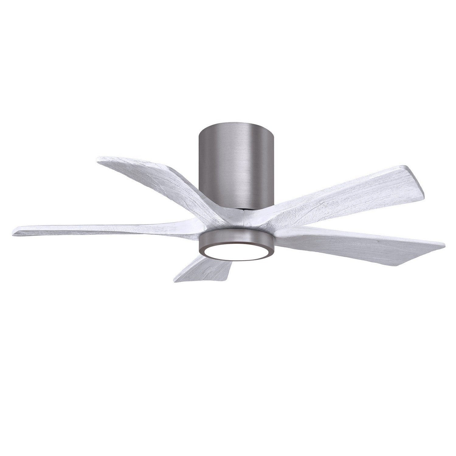 Matthews Fan Company - IR5HLK-BP-MWH-42 - 42"Ceiling Fan - Irene-5HLK - Brushed Pewter
