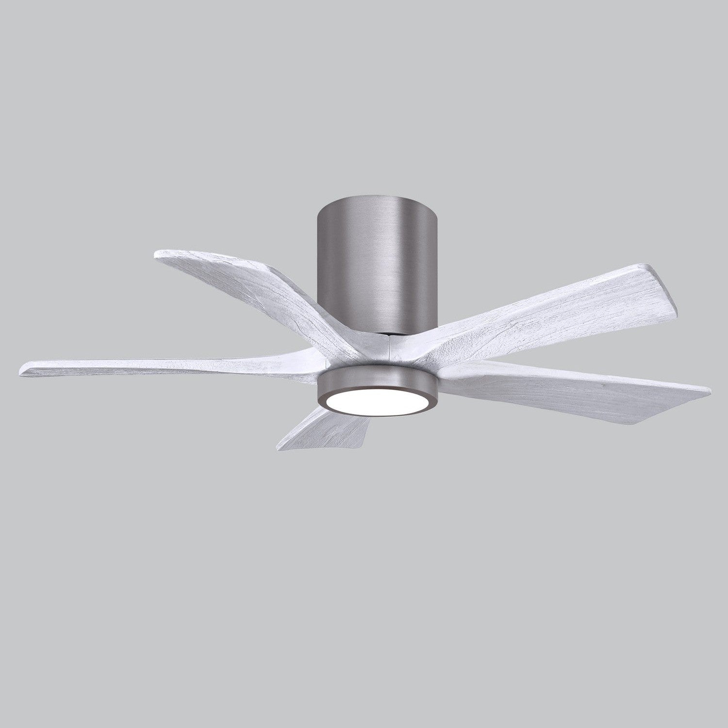 Matthews Fan Company - IR5HLK-BP-MWH-42 - 42"Ceiling Fan - Irene-5HLK - Brushed Pewter