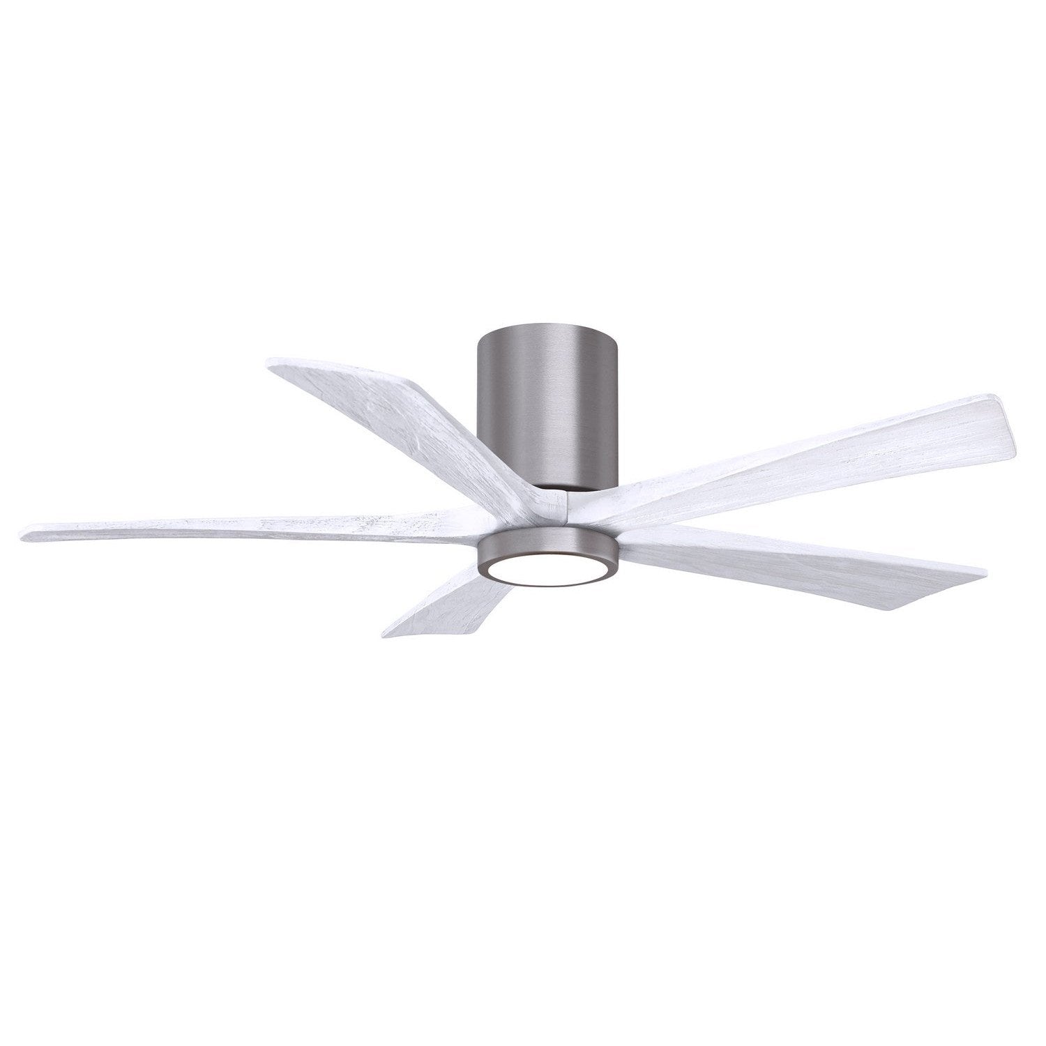 Matthews Fan Company - IR5HLK-BP-MWH-52 - 52"Ceiling Fan - Irene-5HLK - Brushed Pewter