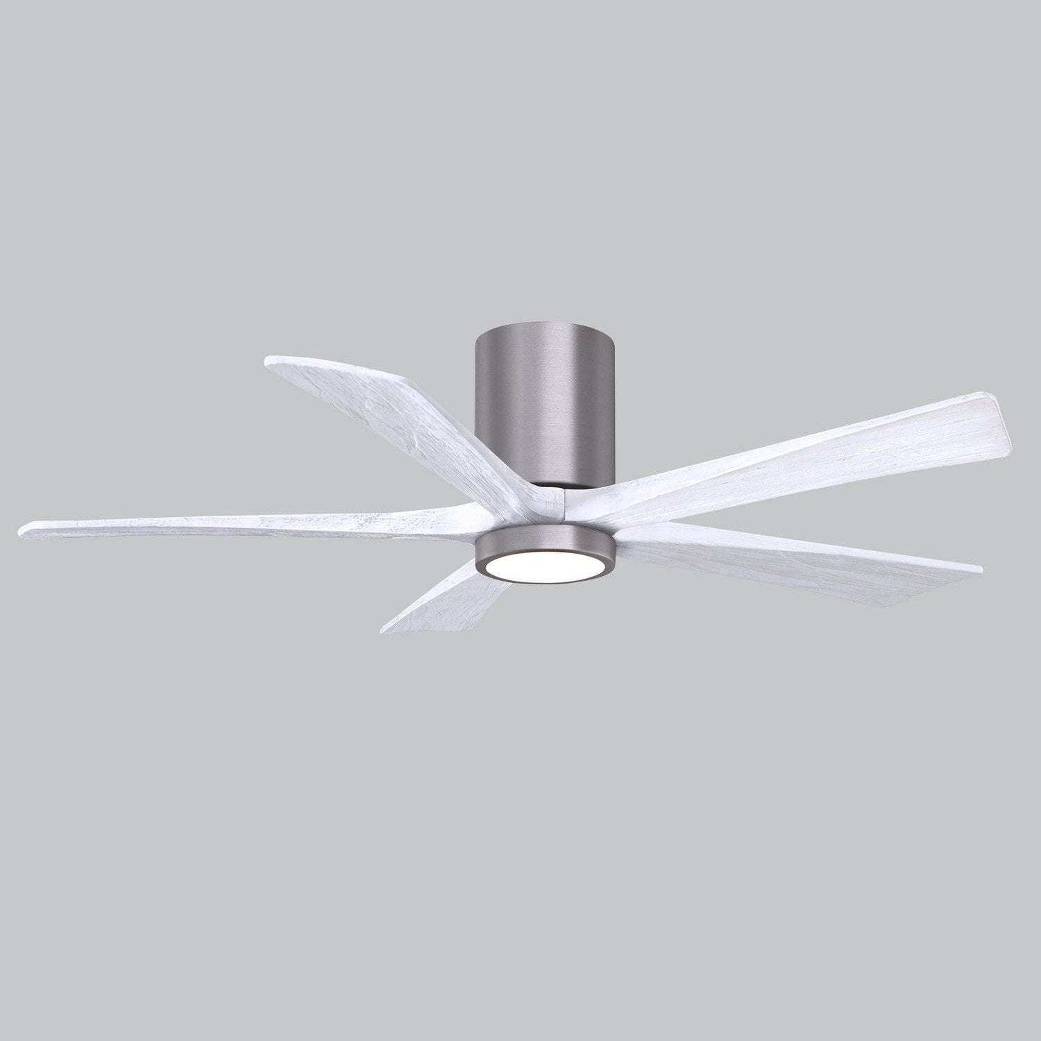 Matthews Fan Company - IR5HLK-BP-MWH-52 - 52"Ceiling Fan - Irene-5HLK - Brushed Pewter