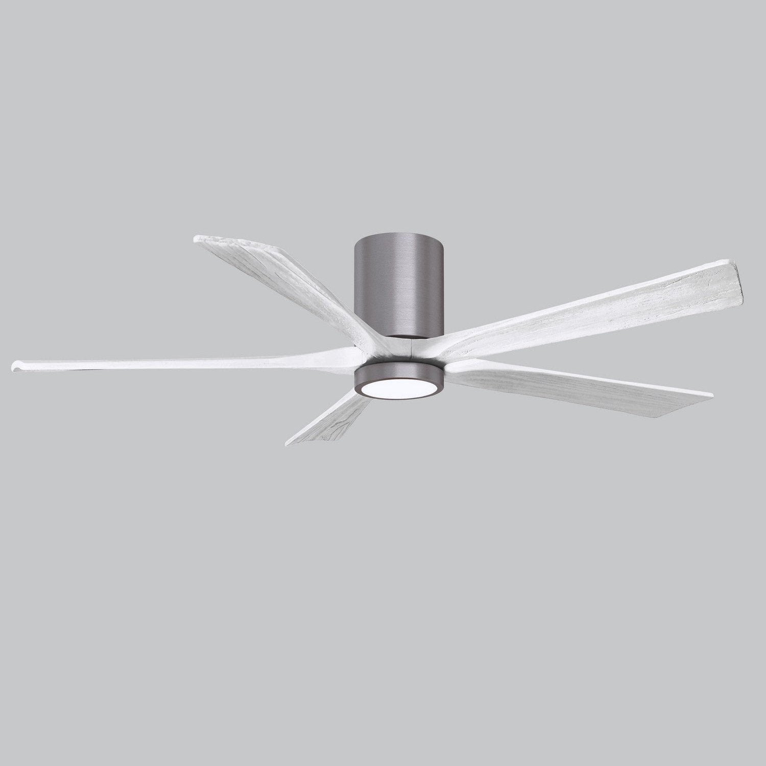 Matthews Fan Company - IR5HLK-BP-MWH-60 - 60"Ceiling Fan - Irene-5HLK - Brushed Pewter