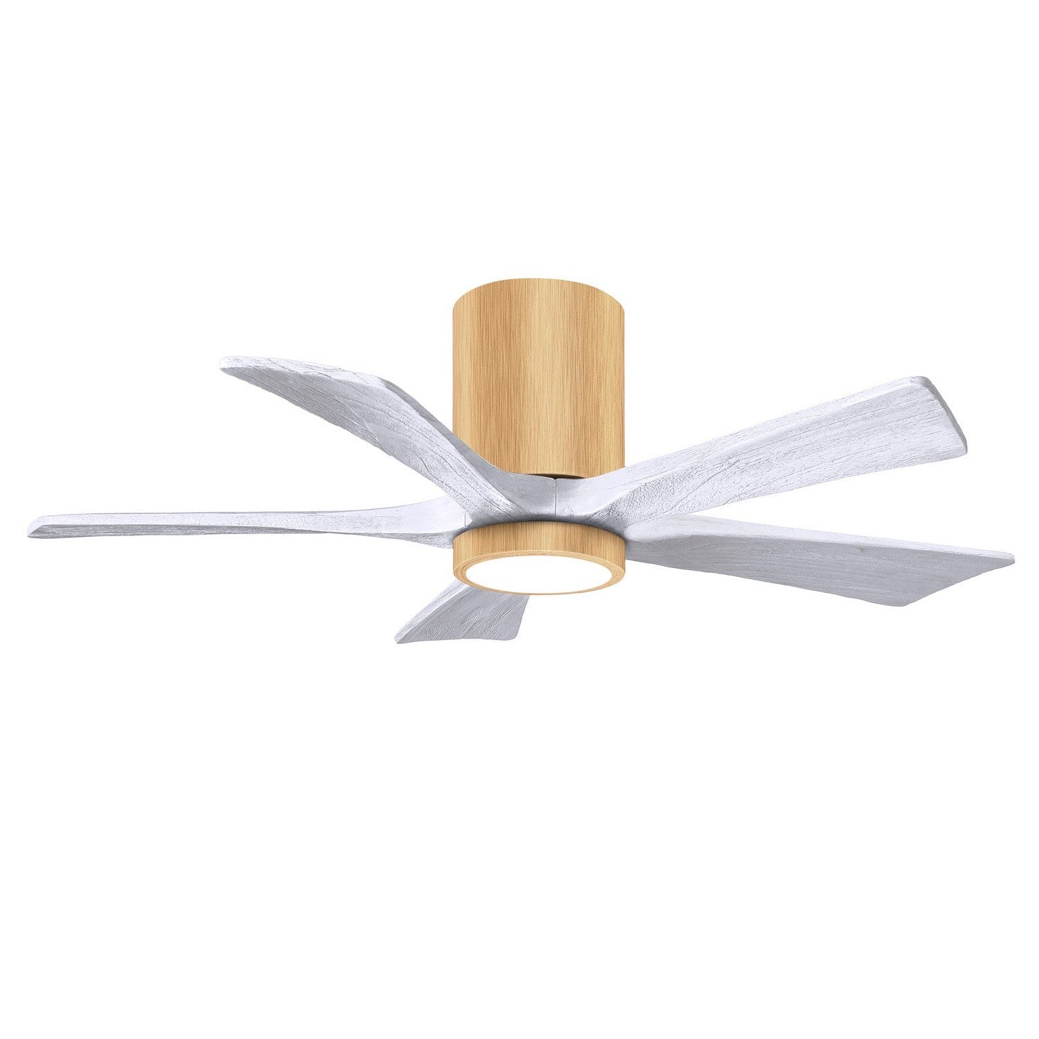 Matthews Fan Company - IR5HLK-LM-MWH-42 - 42"Ceiling Fan - Irene-5HLK - Light Maple