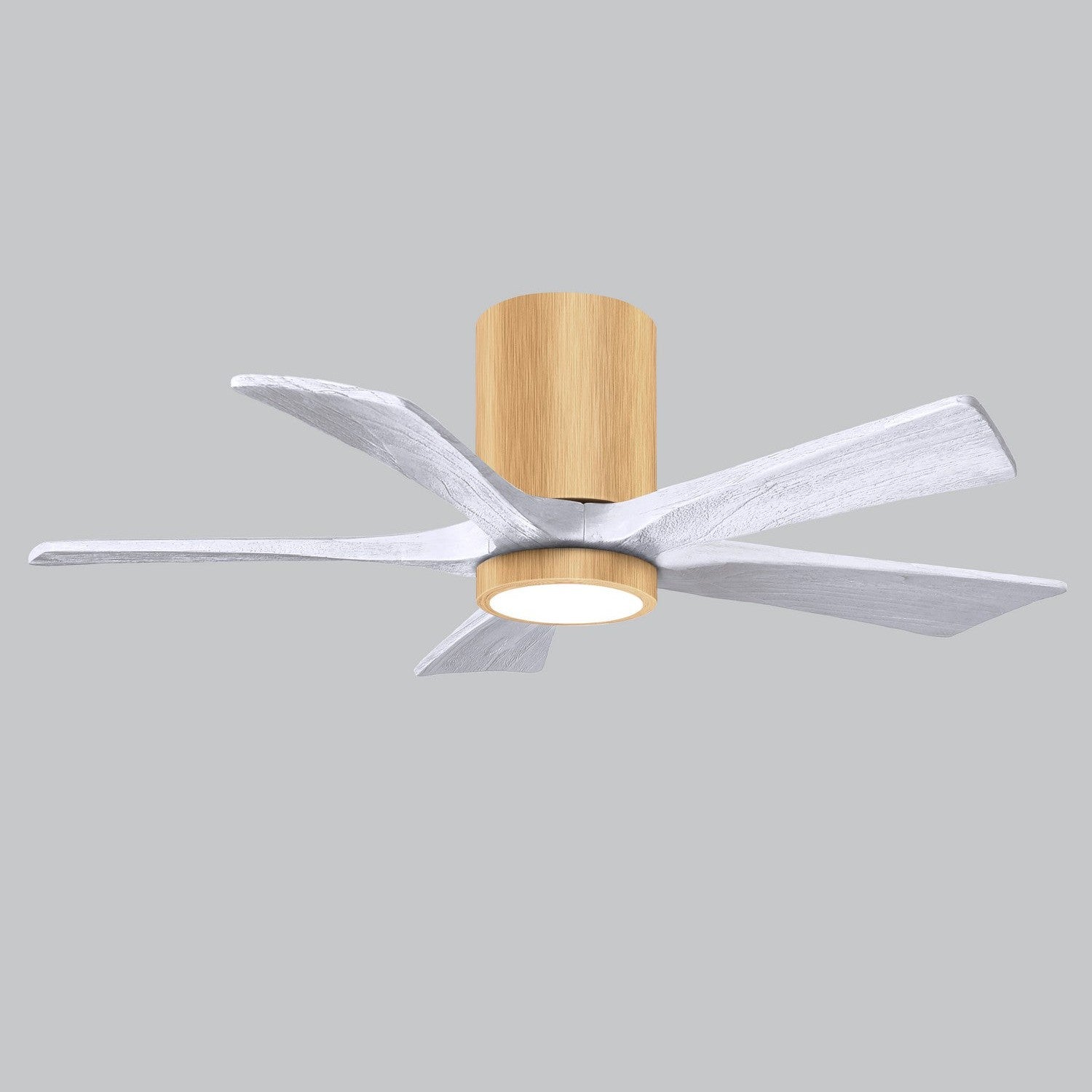 Matthews Fan Company - IR5HLK-LM-MWH-42 - 42"Ceiling Fan - Irene-5HLK - Light Maple