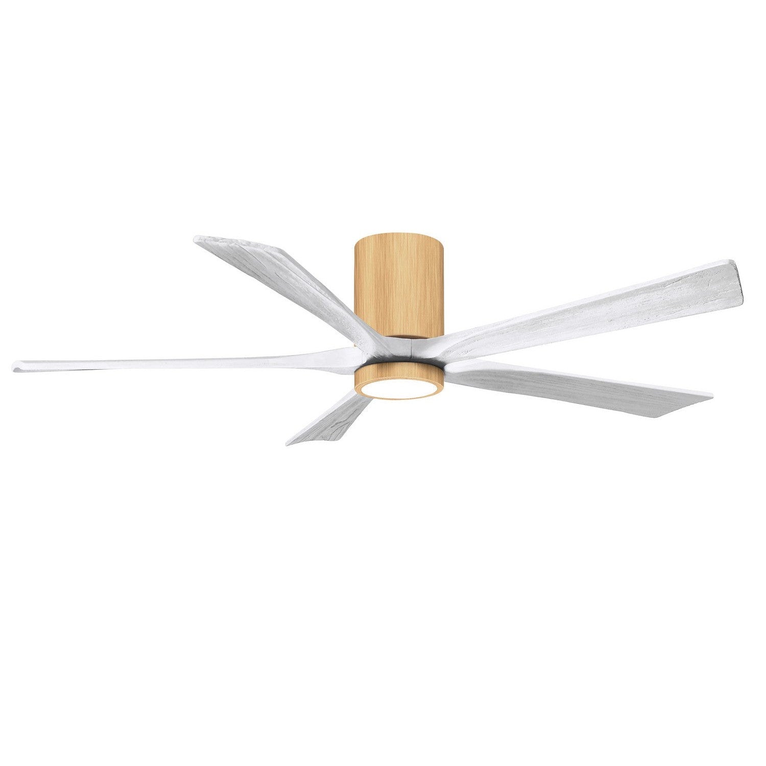 Matthews Fan Company - IR5HLK-LM-MWH-60 - 60"Ceiling Fan - Irene-5HLK - Light Maple
