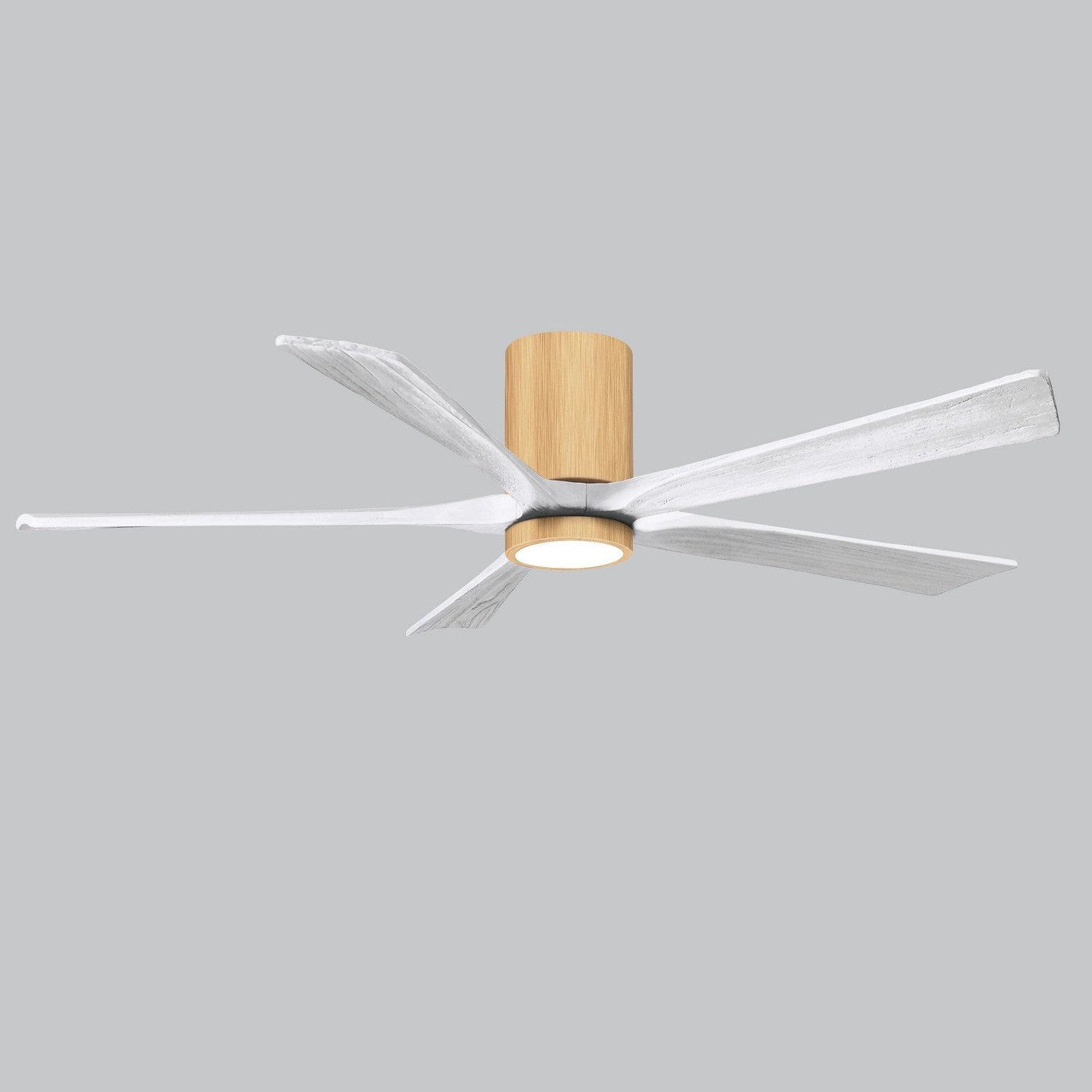 Matthews Fan Company - IR5HLK-LM-MWH-60 - 60"Ceiling Fan - Irene-5HLK - Light Maple