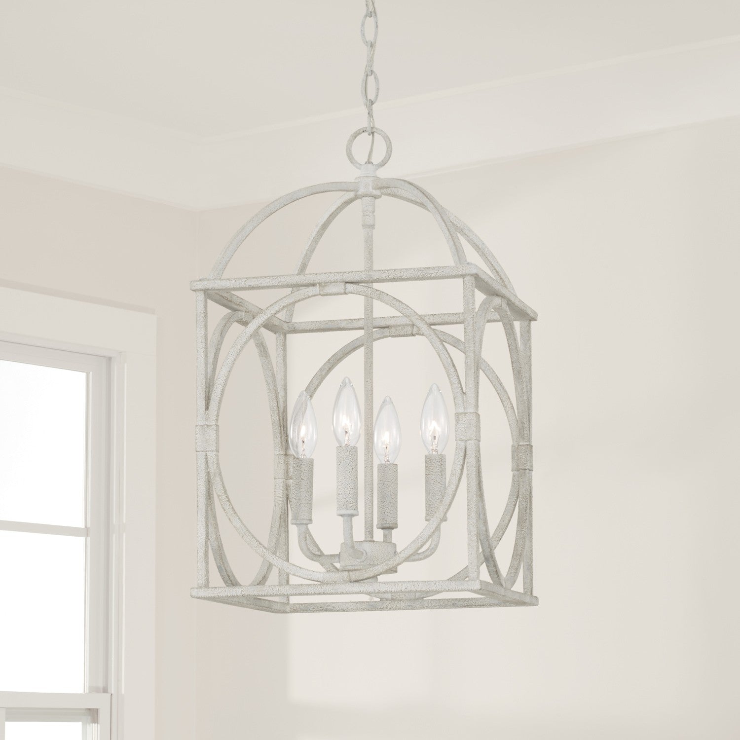 Capital Lighting - AA1031SR - Four Light Foyer Pendant - Brea - Sand Dollar