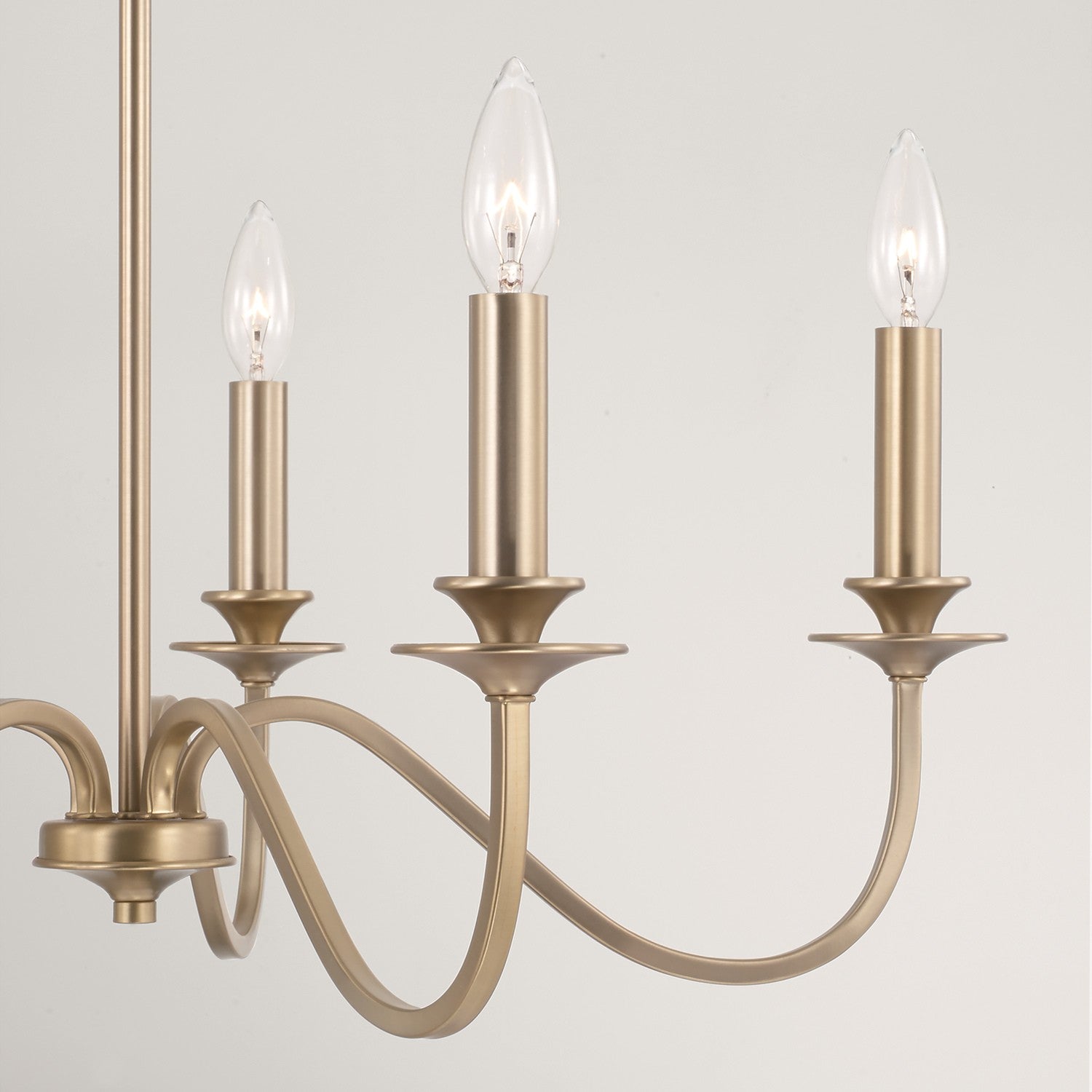 Capital Lighting - AA1023MA - Five Light Chandelier - Weston - Matte Brass