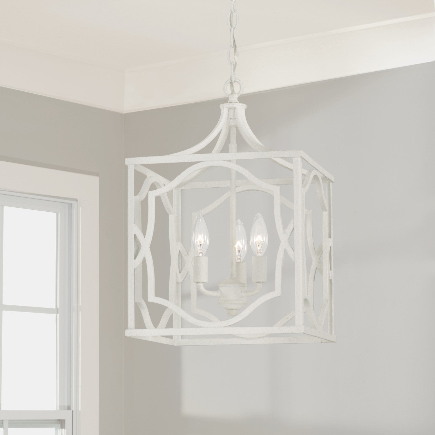Capital Lighting - AA1019XW - Three Light Foyer Pendant - Anna - Textured White