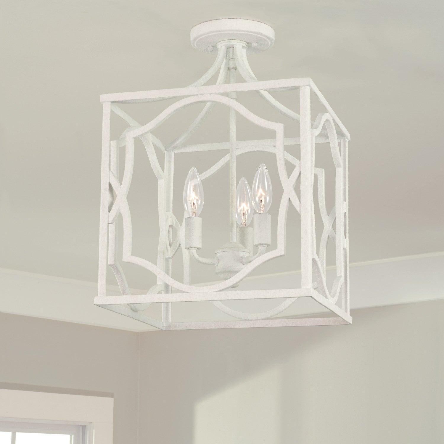 Capital Lighting - AA1019XW - Three Light Foyer Pendant - Anna - Textured White