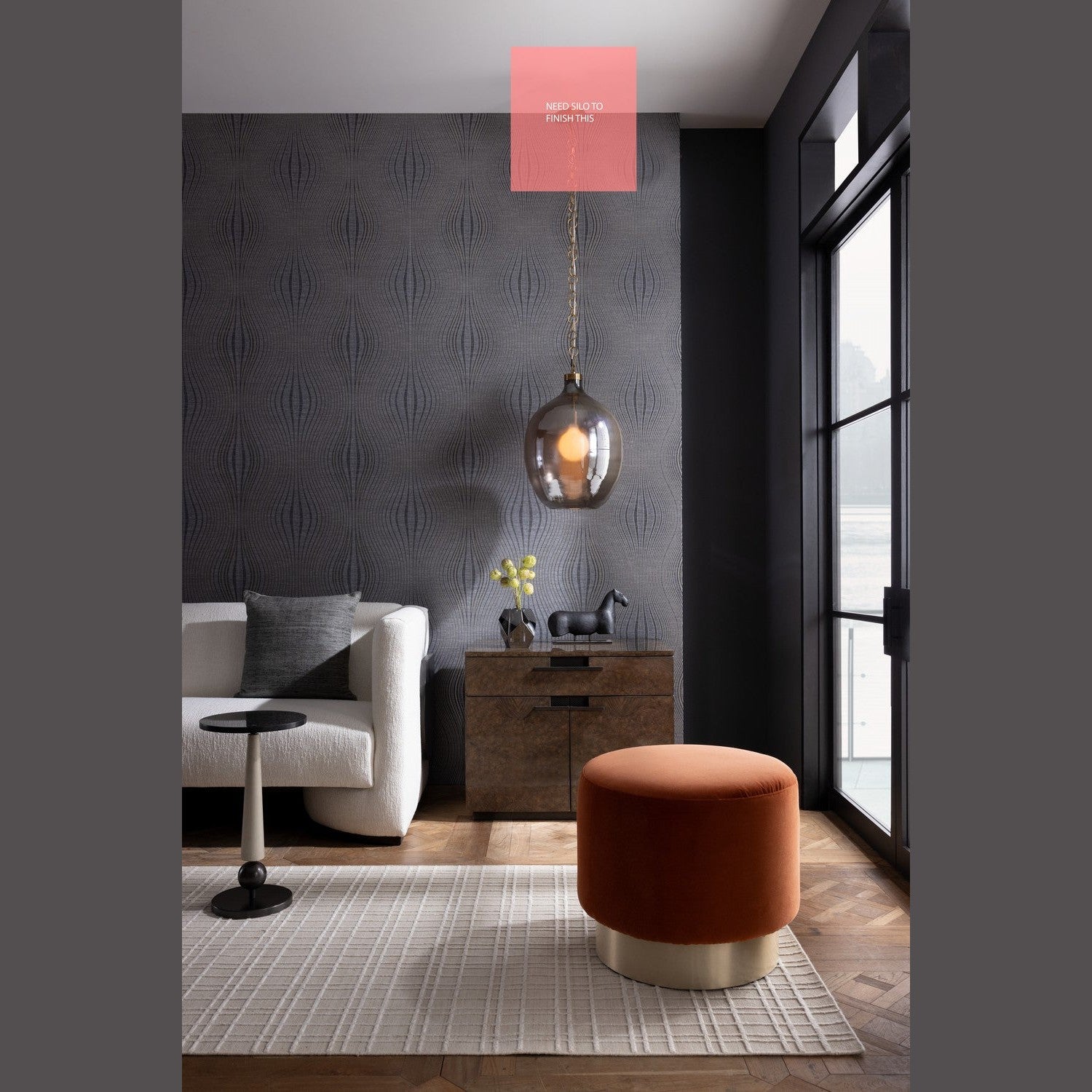 Arteriors - DSI05 - One Light Pendant - Trost - Flint Luster