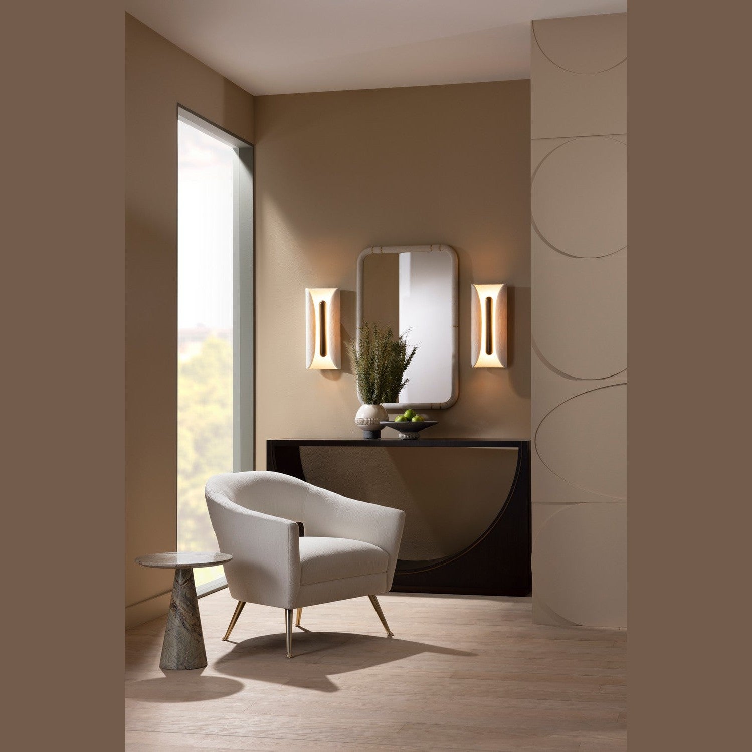 Arteriors - DWC10 - LED Wall Sconce - Winward - Ivory