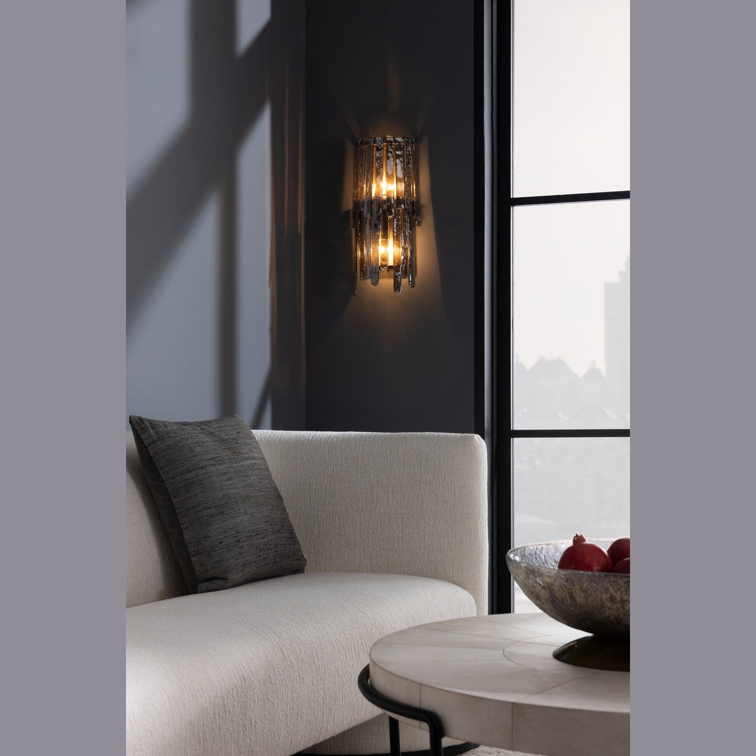 Arteriors - DWC17 - LED Wall Sconce - Raine - Blue Smoke Luster
