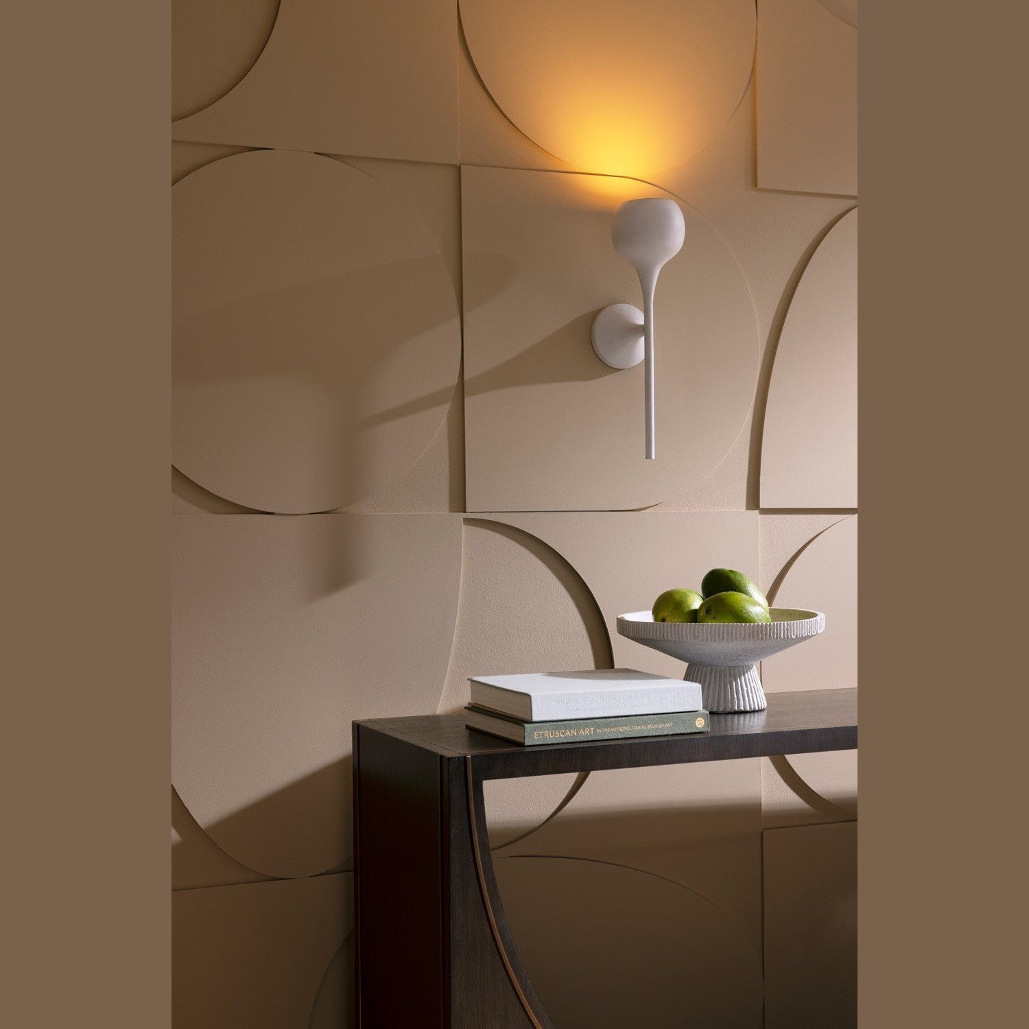Arteriors - DWI01 - One Light Wall Sconce - Thorpe - White Gesso