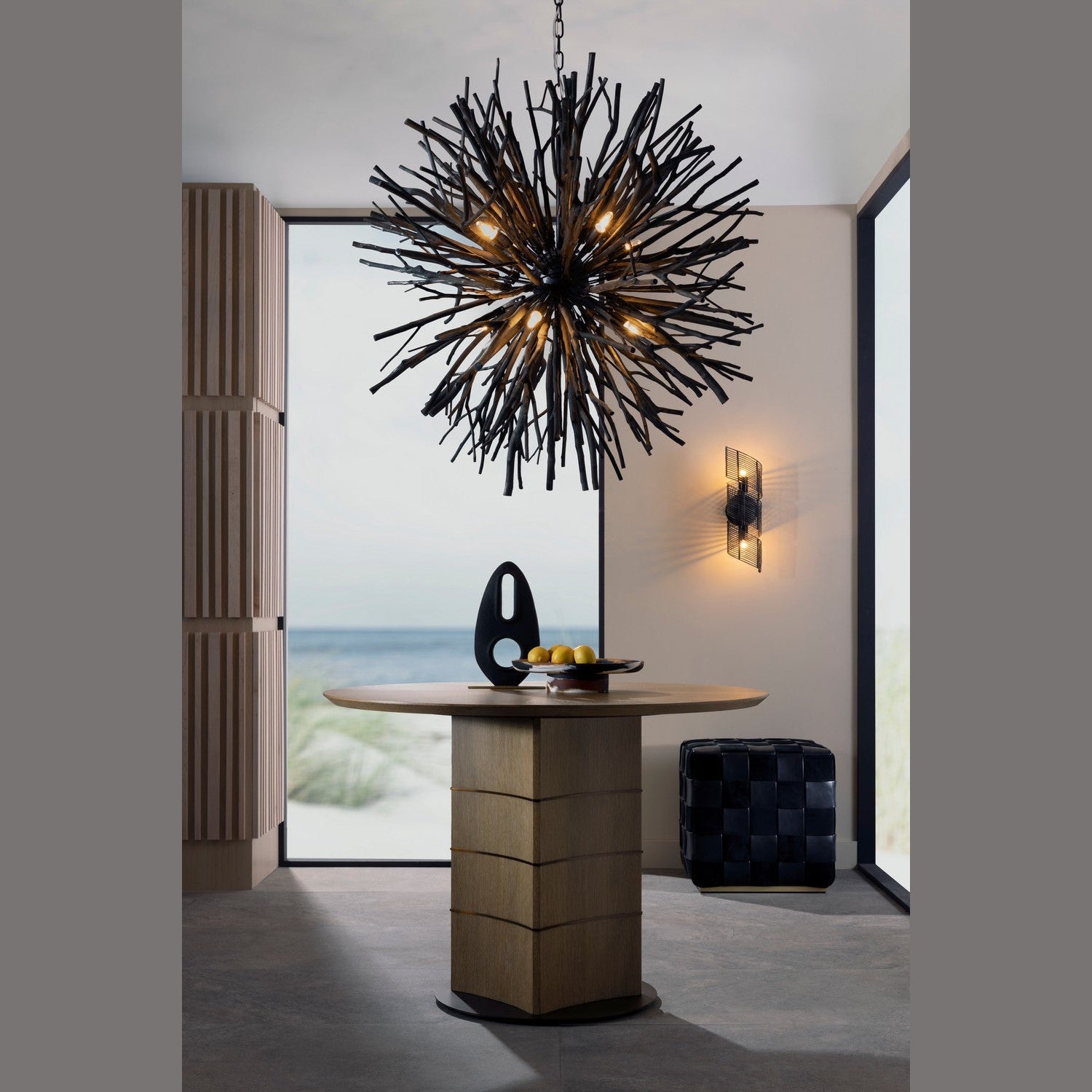 Arteriors - DWS02 - Two Light Wall Sconce - Tamara - Dark Gray Stained