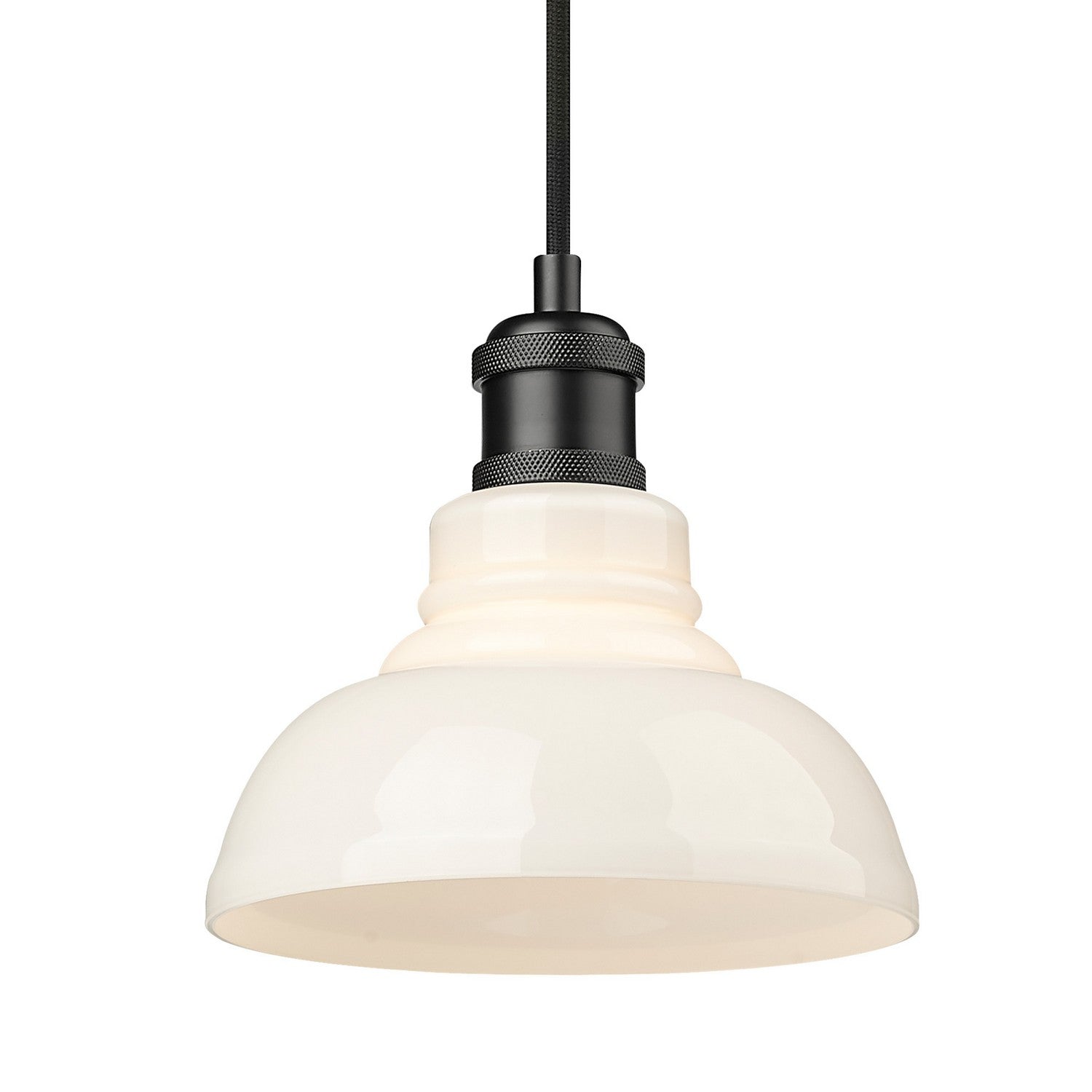 Golden - 0305-S BLK-VMG - One Light Pendant - Carver - Matte Black