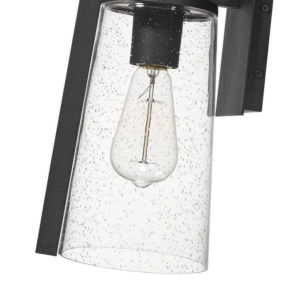 Artcraft - AC8820BK - One Light Outdoor Wall Sconce - Portofino - Black