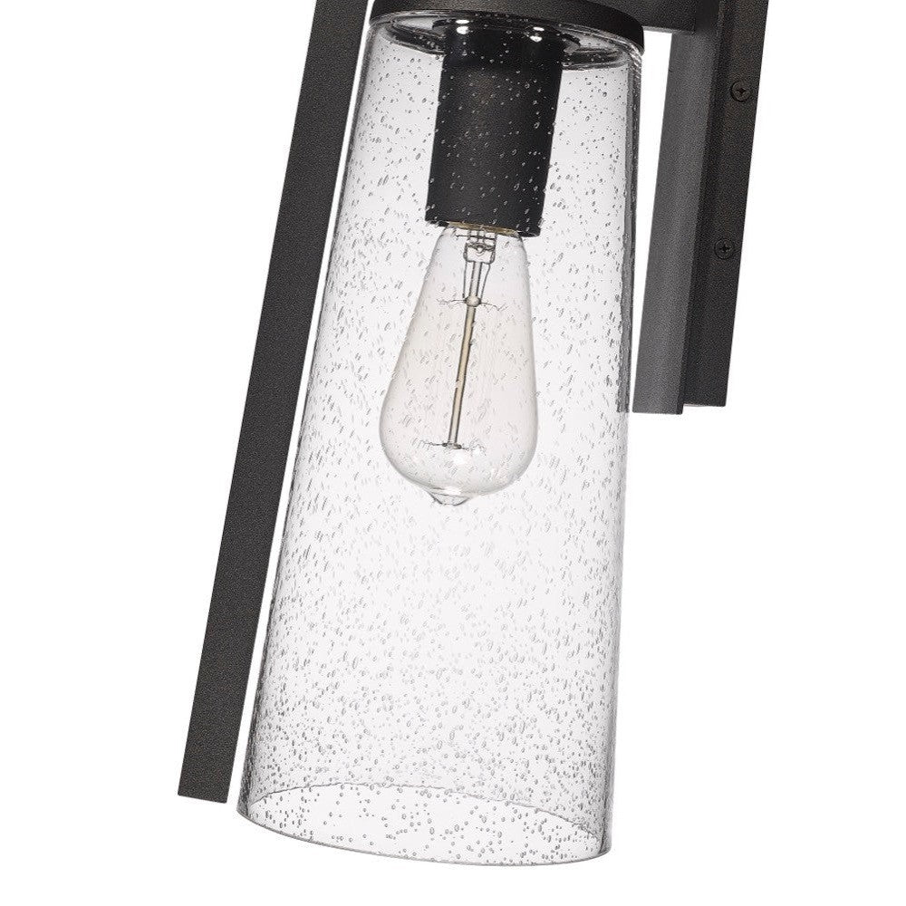 Artcraft - AC8821BK - One Light Outdoor Wall Sconce - Portofino - Black