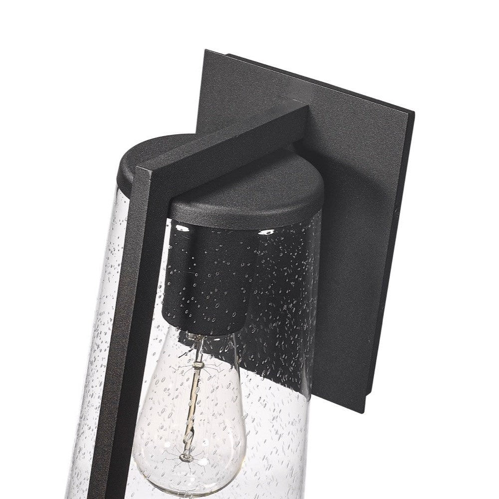 Artcraft - AC8821BK - One Light Outdoor Wall Sconce - Portofino - Black