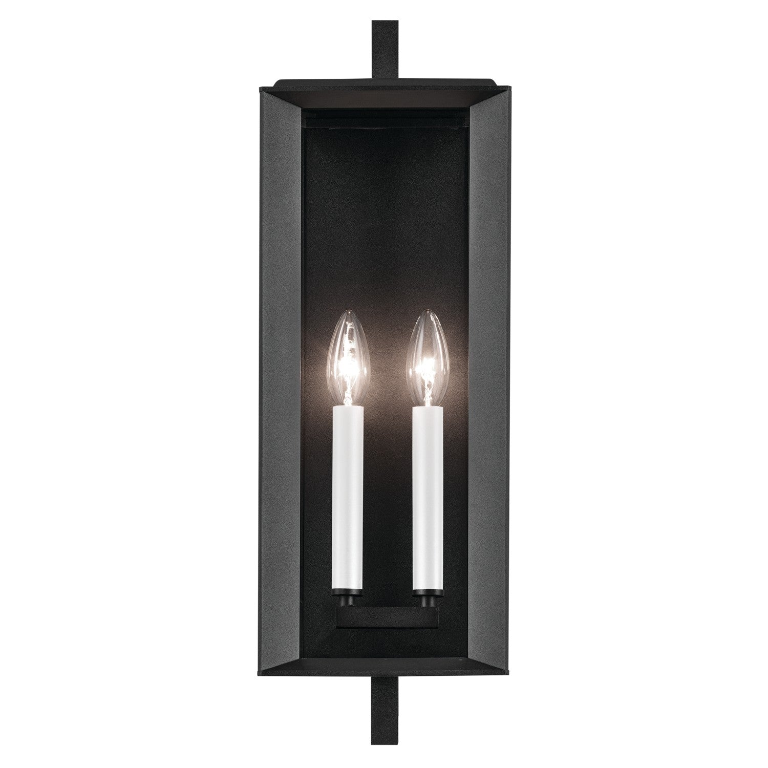 Kichler - 59132BKT - Two Light Outdoor Wall Mount - Kroft - Textured Black