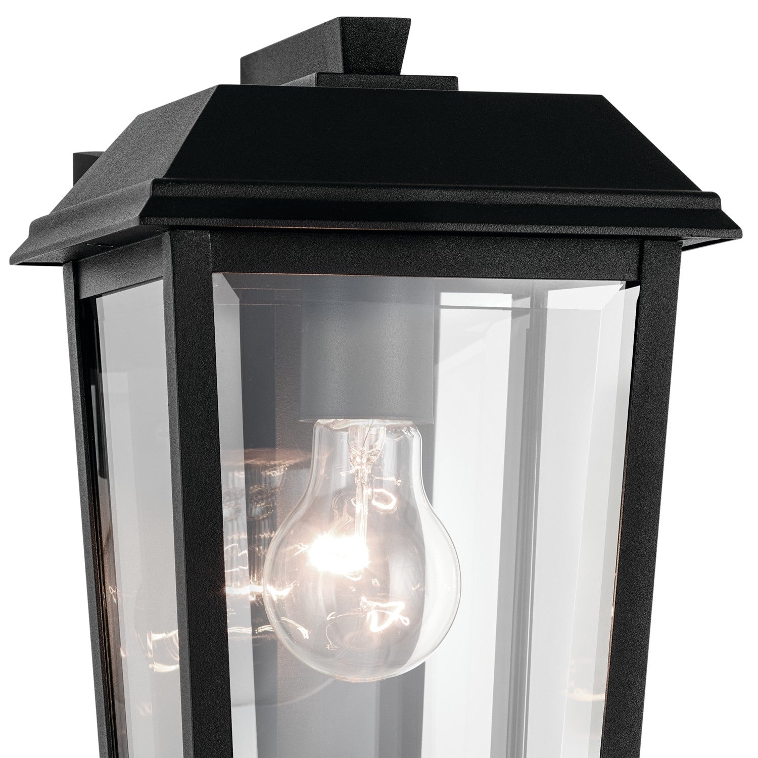 Kichler - 59118BKT - One Light Outdoor Wall Mount - Mathus - Textured Black