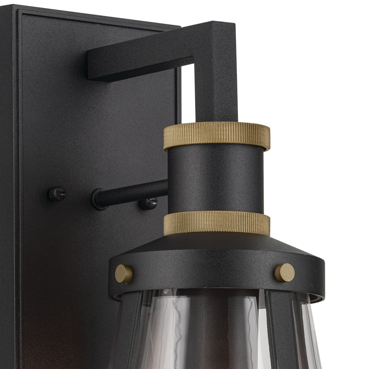 Kichler - 59147BKT - One Light Outdoor Wall Mount - Talman - Textured Black